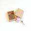 Glass-head pins in cherry-wood box - Pink