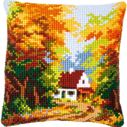 Front Cushion: Forest House