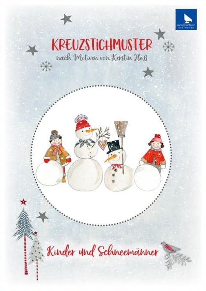 Kinder und Schneemänner