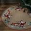 Santa Claus & reindeer Tree Skirt
