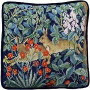 Cushion - Greenery Hares Tapestry