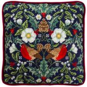 Cushion - Winter Robins