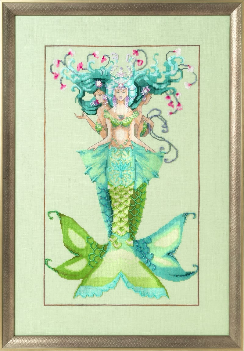 The Three Mermaids Md178 From Mirabilia Design Nora Corbett Cross