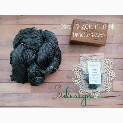 Silk Thread - Black tulip