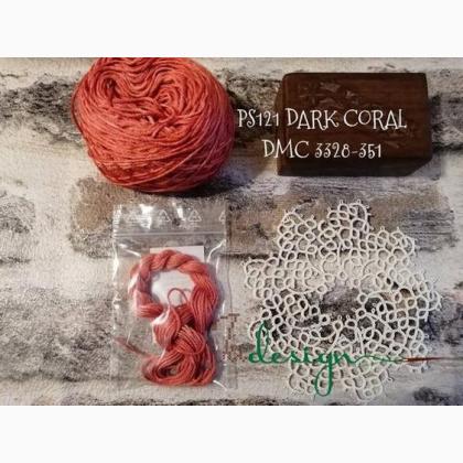 Silk Thread - Dark coral