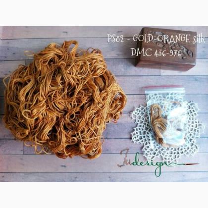 Silk Thread - Gold-orange