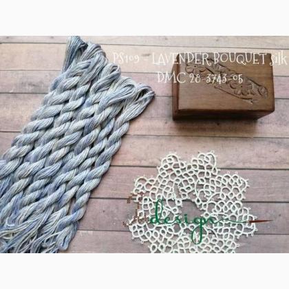 Silk Thread - Lavender bouquet