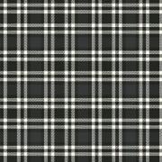 Tartan - White on Black