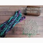 Silk Thread - Teal-fuchsia