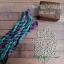 Silk Thread - Teal-fuchsia