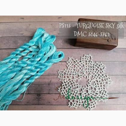 Silk Thread - Turquoise sky