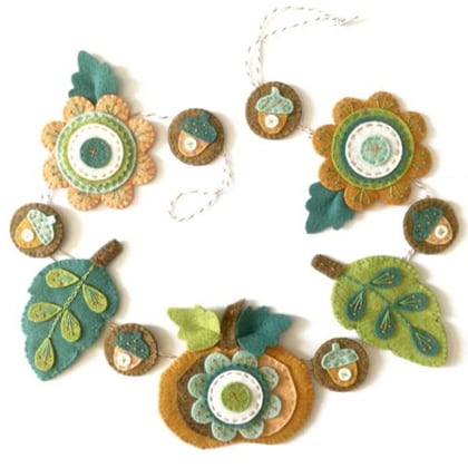 Fall Garland Felt kit