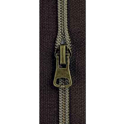 All-purpose coil zipper, brown (335) From Kreband - Zippers