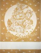 Kitchen towel - Comics - Yellow