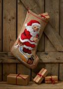 Elf with Robin Stocking