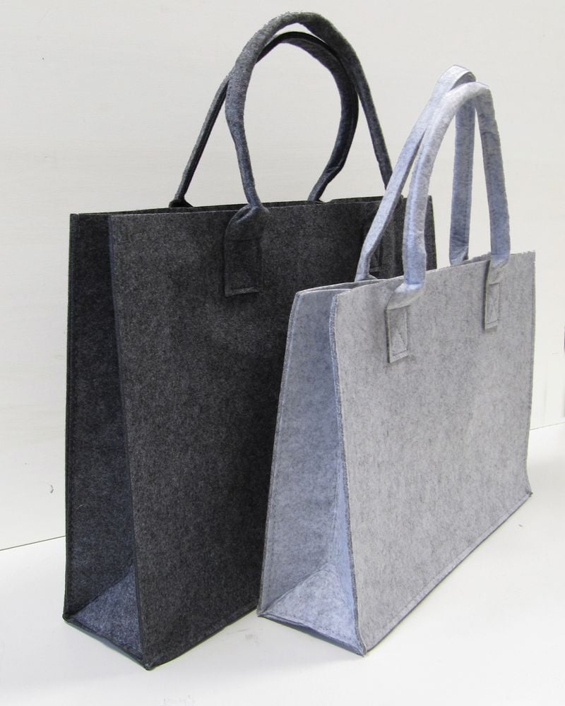 Felt bag (anthracite 40x30x10cm.) From Modidea - Organizers, Baskets ...