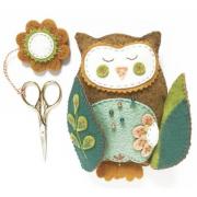Owl Felt kit with scissors