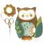Owl Felt kit with scissors