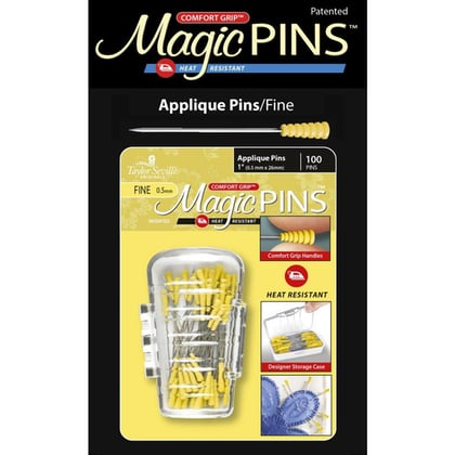 Applique Pins - Magic 0.5mm From Taylor Seville - Needles Pins and Magnets  - Accessories & Haberdashery - Casa Cenina