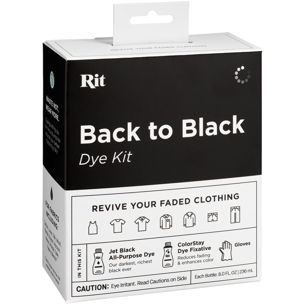 How To: Dye clothes back to black!