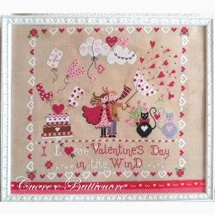 Valentine's Day in the Wind From Cuore e Batticuore - Cross Stitch Charts -  Cross Stitch Charts - Casa Cenina