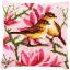 Front Cushion: Bird and Magnolia