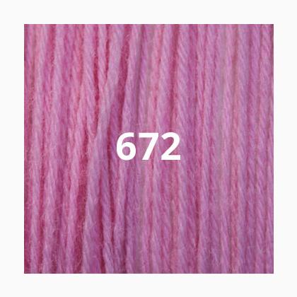 Crewel Wool - Bubble Gum Pink 672
