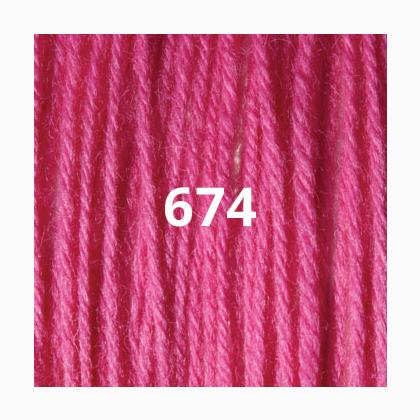 Crewel Wool Hank - Bubble Gum Pink 674