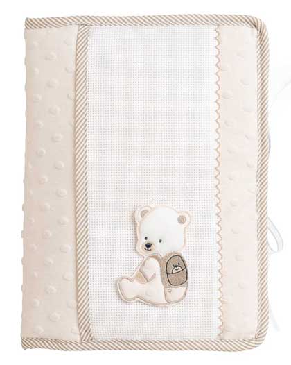 Diaper stacker and Toiletry - Pois 3D - Dove-Grey