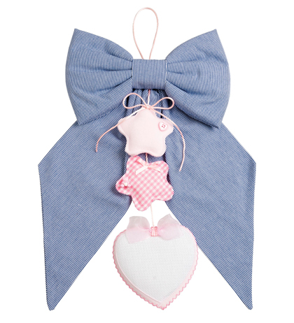 Birth Ribbon - Pois 3D - Pink