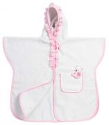 Poncho 1-2 year - Pois 3D - Pink