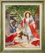 Portrait of the Volkonsky Children with the Arap (Karl Bryullov