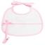 Baby Bib - Pois 3D - Soother Holder - Pink