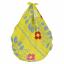 Organic Furoshiki - Yumeji Takehisa Flower Arabesque Yellow