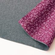 Furoshiki - Amunzen Fine Sharkskin - Sakura Moss Green/Bordeaux