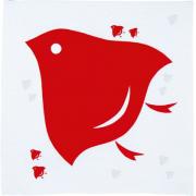 Hare Tsutsumi Furoshiki - Plovers Red