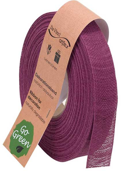 Basic Natural ribbon - Mauve