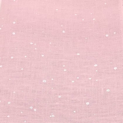Belfast Sparkle Linen 32ct - Powder Pink Splash