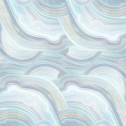 14ct Printed Aida Fabric - Agata Blue effect 38X46CM