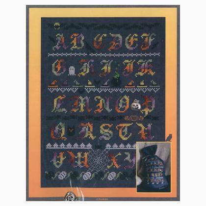 Halloween Alphabet Sampler (w/charm)