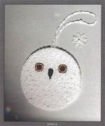 Blackwork Snowy Owl