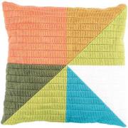 Front Cushion: Colored Triangles 1
