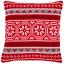 Front Cushion: Christmas Crystal Motif