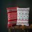 Front Cushion: Christmas Crystal Motif
