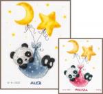 Panda bear goes to sleep