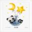 Panda bear goes to sleep