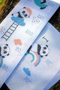Height Chart - Panda bear goes to sleep
