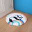Doormat - Panda on rainbow