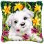 Westie in daffodils