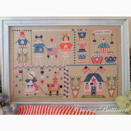 Stars and Stripes in Quilt